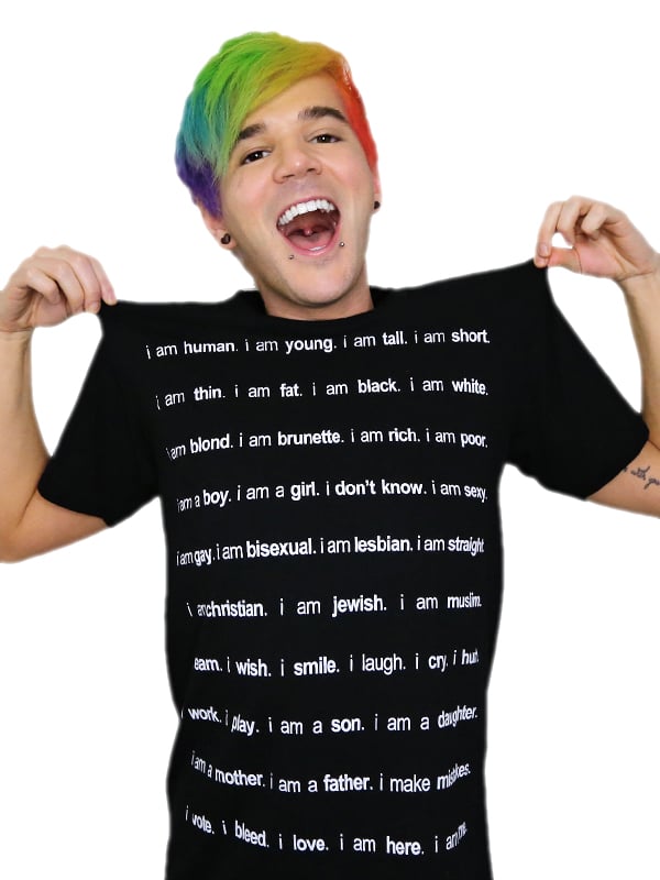 Unisex Black I Am Me