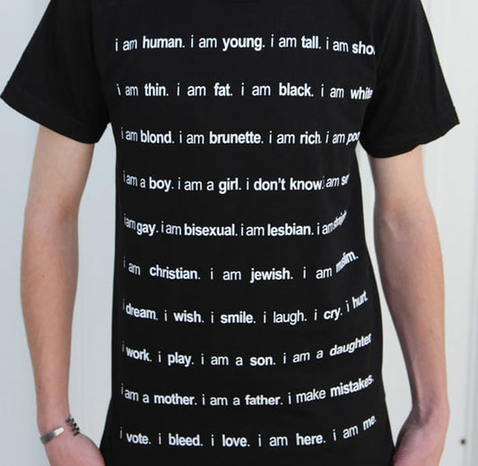 Unisex Black I Am Me